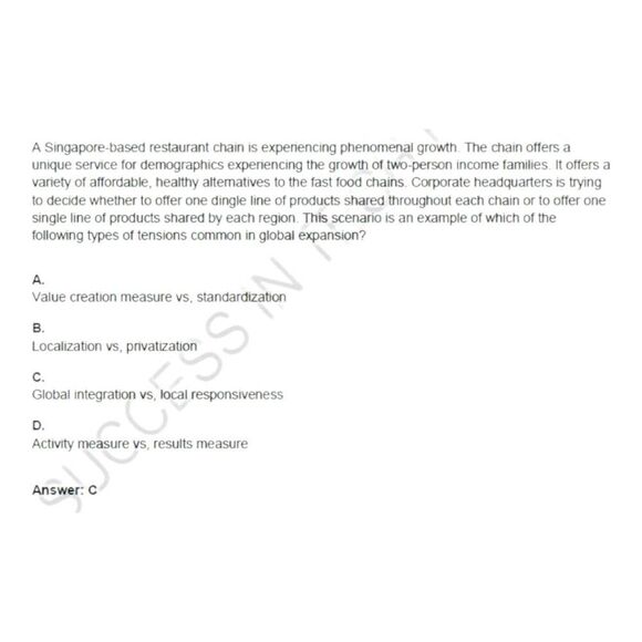 Printout HRCI Global Professional in Human Resources Study Guide - Picture 6 of 6